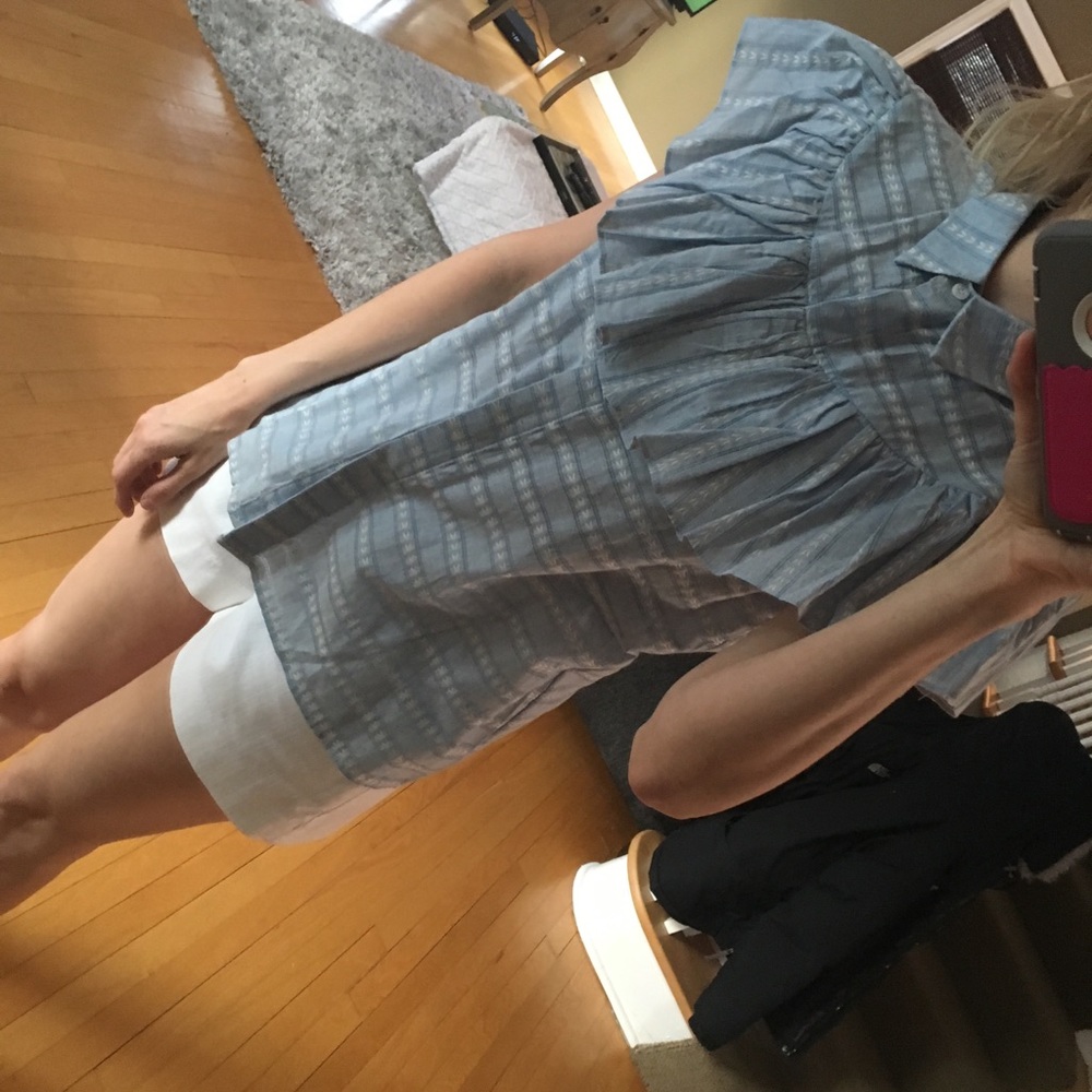Light Blue English Factory Top
